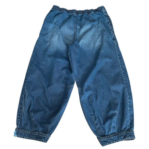 We The Free Size L Oslo Pull On Jeans Slouchy Balloon Legs OB1720787 - Picture 4 of 7